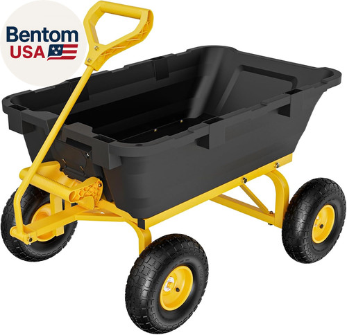 Heavy duty dump cart wagon - duty,