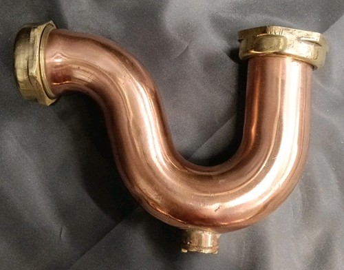 Copper trap 4 inch - copper, 1/4