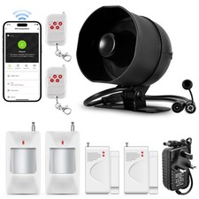 WiFi Alarm Systems Security Burglar kit for Garage Shed House Hotel Shop