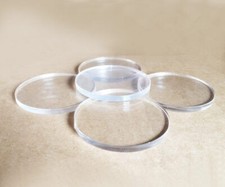 20 x Clear Circles Acrylic