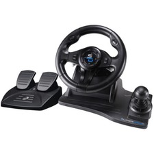Subsonic GS550 Universal Gaming Steering Wheel, Pedals & Gear Shift