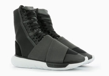 adidas Men's 7.5 (Women's 9) Y-3 Qasa Boot 'Charcoal Black' BB4803