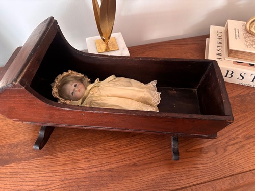 Vintage tiny bebe doll and - tiny,