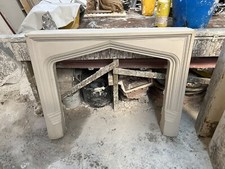 Plaster Gothic Fire Surround