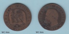 France 5 Centimes 1854W (Napoleon III) Coin
