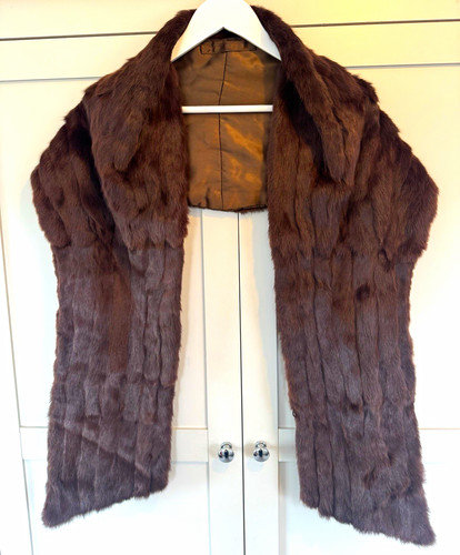 Vintage genuine rabbit fur - vintage,