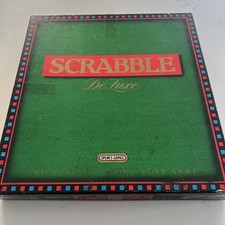 Spears Games Scrabble Deluxe Board Game - Boxed. No timer
