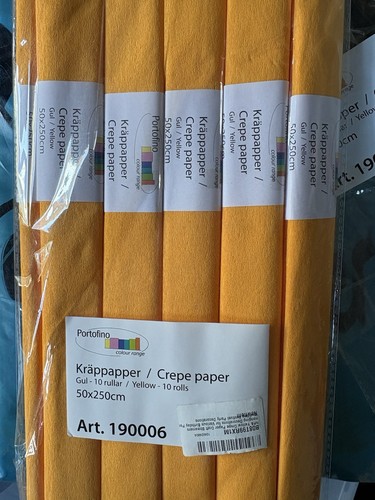 Crepe paper rolls 50cm - rolls, 250