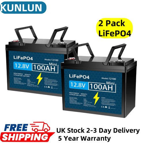 Pack 12v 100ah lifepo4 - 100ah,