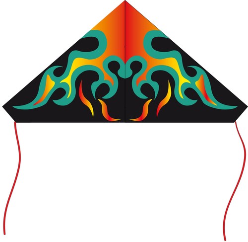 Kids kite single - single, line