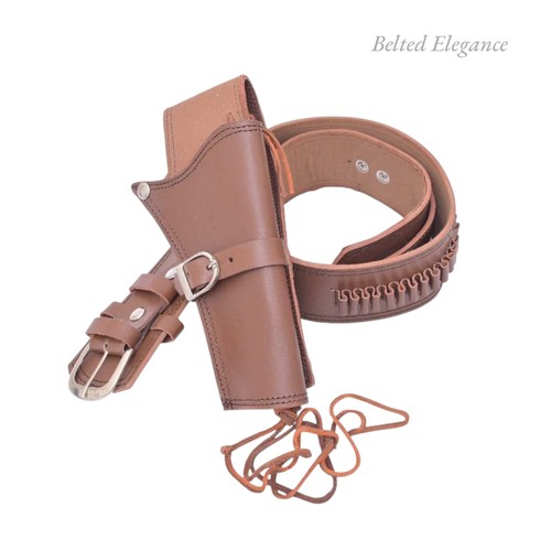 Western gun holster tanleather - gun,
