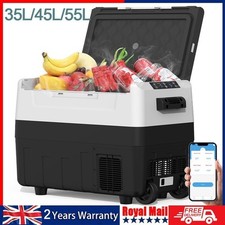 Dual Zone Car Refrigerator Freezer,30L/55L Portable Fridge 12/24V DC & 240V AC