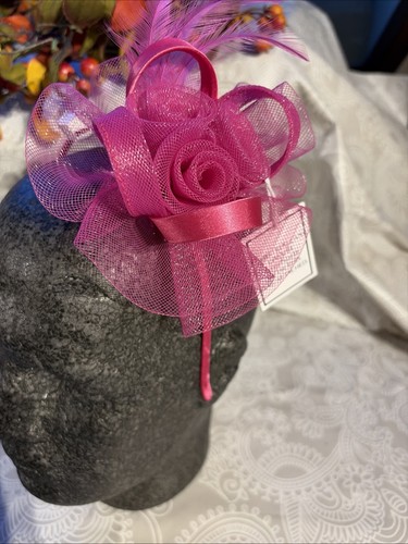 Cerise pink feather - cerise,