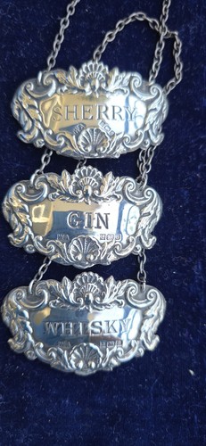 Sterling silver decanter - silver,