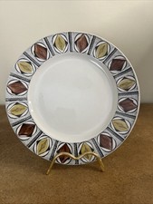 Vintage 1960s Broadhurst Britamic 'Mexico' Luncheon Plate, Kathie Winkle 22.5cm