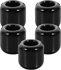 HOMSFOU 5pcs Ceramic Chime Candle Holder Set Mini Ritual Candles Holder for Rit
