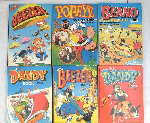 Vintage annuals bundle 6 - annuals, x