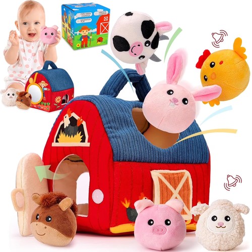 Barn with stuffed farm - stuffed,