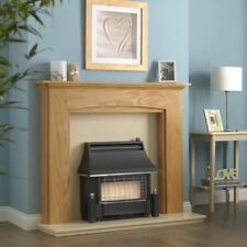 Valor Helmsley Radiant Electronic Outset Gas Fire. Black, 4.0KW
