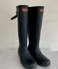 Hunter Wellies Tall Boots Dark Navy Blue UK Size 6 EU 41