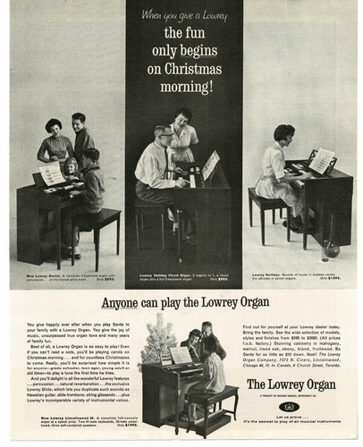 1961 lowrey organ - organ, vintage