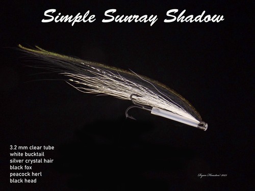 Sunray shadow salmon fly - sunray,