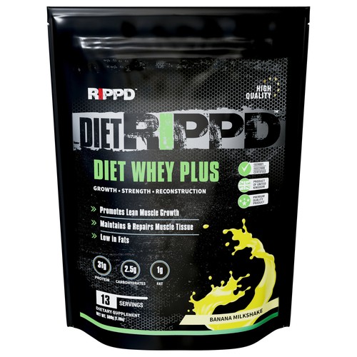 Rippd diet whey protein 500g - protein, &