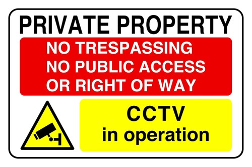 Private property - property, no