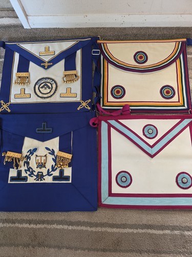 Masonic aprons freemason x4 - aprons,