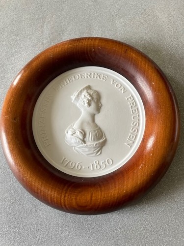 Meissen white bisque framed - bisque,