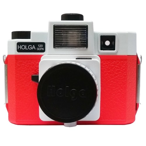 Holga 120gcfn white red - holga,