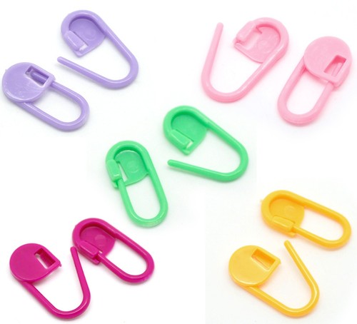 Plastic locking needle - locking, stitch