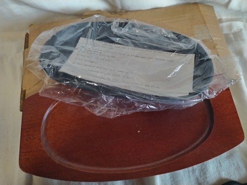 Cast iron sizzle platter steak - cast,