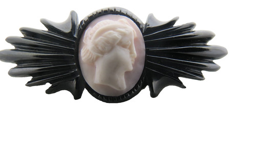 Antique victorian cameo angel - cameo,