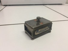 vintage combined suit trump indicator & matchbox holder