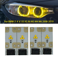 1 Set YELLOW LED DRL Boards Angel Eyes CSL STYLE For BMW 3' 4' 6' X3 X5 X6 M3 M4