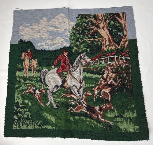 Fox hunt needlepoint tapestry - hunt,