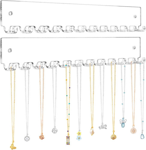 Acrylic necklace holder pack - necklace, 2