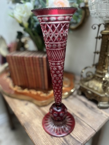 Antique ruby red bohemian - red,