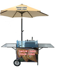 Gas Fryer Deep Fried Mobile Catering Cart/Stand NEW you can choose your graphics