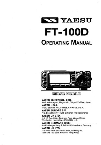 Operating instructions for - instructions,