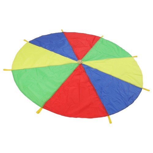 Kids play parachute - game, fun