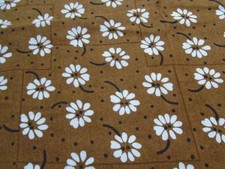 DAISY TABLECLOTH BROWN