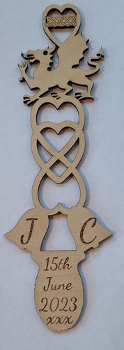 Welsh love spoon - welsh,