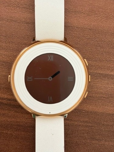 Pebble time round white and - pebble,