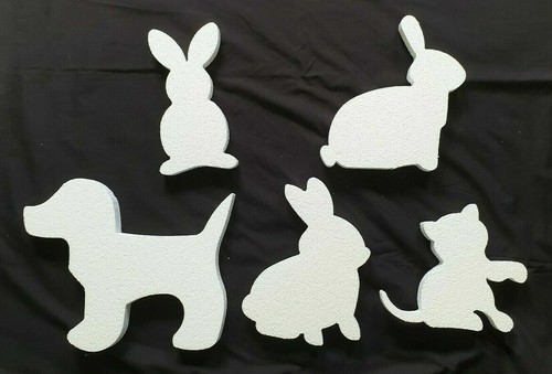 Polystyrene animal shapes - polystyrene,