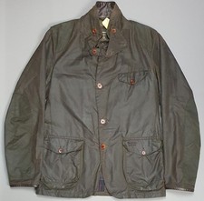 Barbour Dept B Beacon Sports Wax Jacket Men’s UK Medium Green Waxed Bond Skyfall