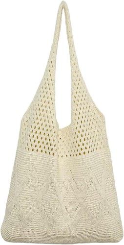 Crochet beach tote bag - beach,