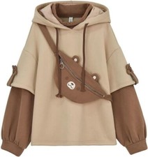 YINGKE Hoodie Women's Anime