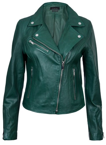 Ladies leather jacket - ladies, classic